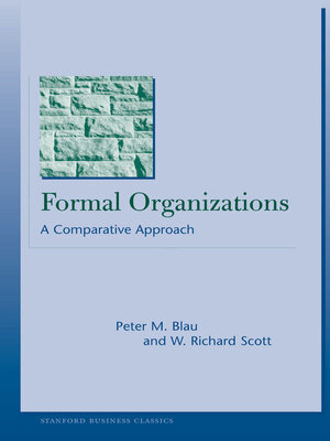 cover image of Formal Organizations